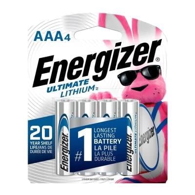 Pilas Energizer Litio AAA 4 Piezas