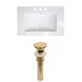 thumbnail image 1 of American Imaginations 23.75-in. W 3H8-in. Ceramic Top Set In White Color - Overflow Drain Incl. AI-23920, 1 of 6