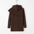 thumbnail image 5 of Timegard Womens Sweatshirts Long Sleeve Irregular Hoodies Pullover Fall Winter Loose Top with Pockets, 5 of 5