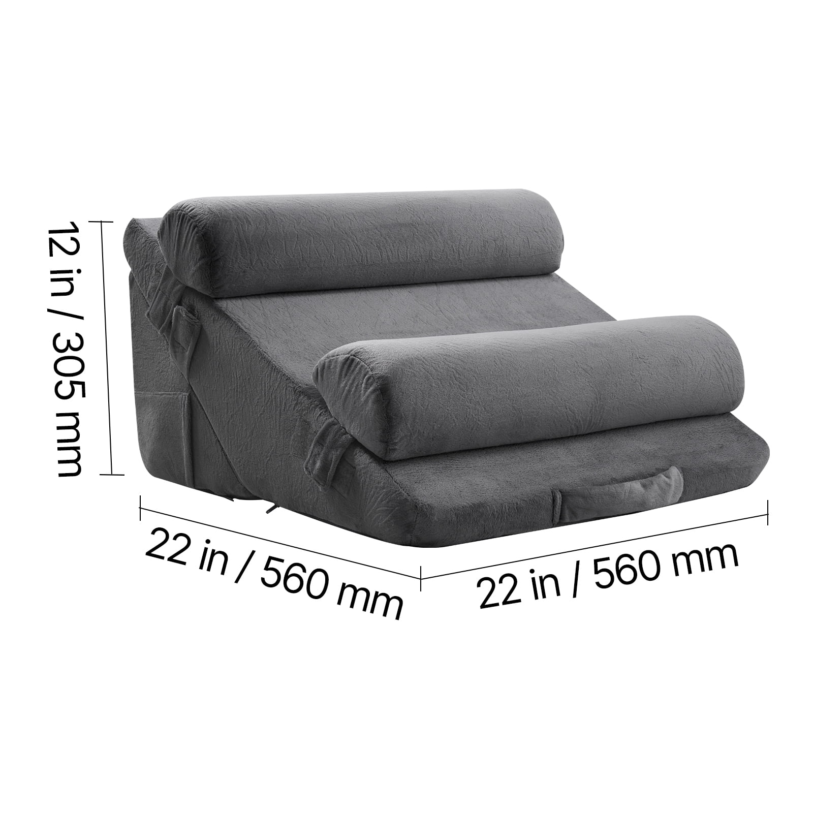 KFFKFF Sleep Aid Pillow, Set of 4, Customizable Orthopedic Bed Wedge, Assists Arm Leg Neck Shoulder, Post-Operative Comfort Pillow for Back Discomfort, Digestive Issues, Snoring Mitigation