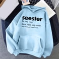 thumbnail image 3 of SIYUDAN Women's Sweatshirts Hoodies Long Sleeve Women Hoodies Pullover Oversized Hoodie for WomenKhaki Sweatshirt for women s Fall Outfits 2025 Teen Clothing, 3 of 3
