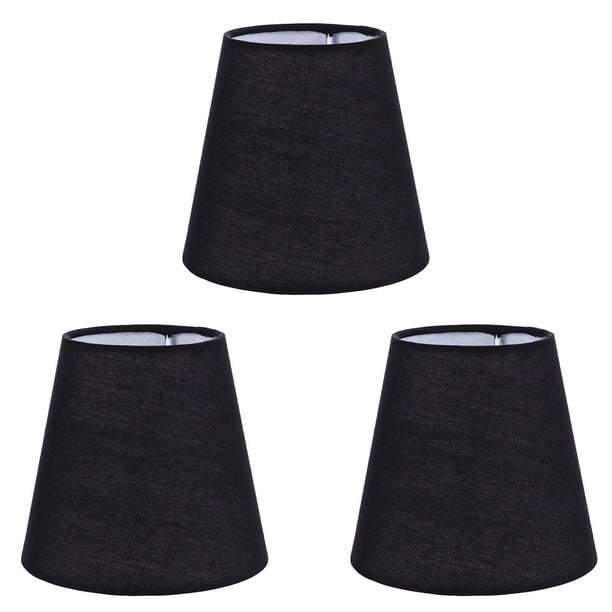 EeaseMX 3 pantallas de tela elaboradas, cubiertas de lámpara exquisitas, accesorios para lámparas de hogar