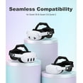 thumbnail image 6 of QQV Head Strap for Meta Quest 3/3S/Quest 2,VR Accessories Strap with Double Knobs Adjustable Elite Strap, 6 of 7