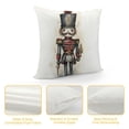 thumbnail image 4 of GOSMITH  Nutcrackers Throw Pillow, Gold, 4 of 5