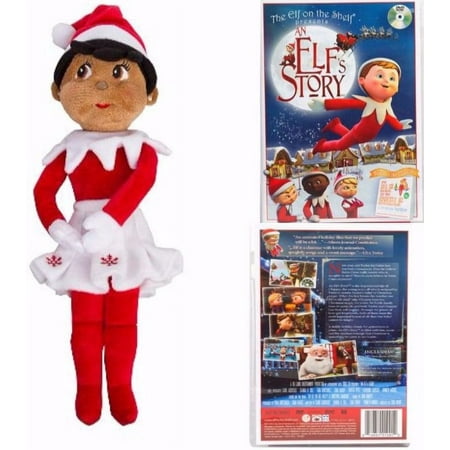 The Elf on the Shelf Girl Plushee Pal - Dark with An Elf Story DVD