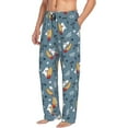 thumbnail image 6 of Gukieu Surf Shark Print Men's Home Trousers, Elastic Drawstring Home Pajamas Clothing Suitable for Adult Men-Large, 6 of 6
