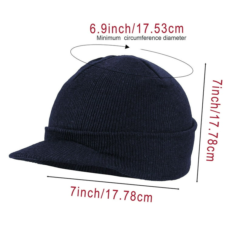 fleece hat women's winter hat with visor and ear flaps