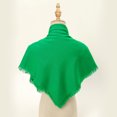 thumbnail image 2 of Bufanda de hijab cuadrada lisa de 85 x 85 cm, chales y envolturas de algodón liso, pañuelo elegante con borlas para mujer musulmana, bufanda con cerdas para hijab, 2 of 5