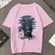 thumbnail image 4 of Camiseta estampada de Manga Anya Forger para mujer, remera de Anime Rosa divertida de la familia Spy X, playera informal Harajuku de Manga corta para mujer, 4 of 5