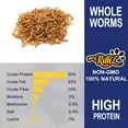 thumbnail image 3 of Gusanos secos de la harina RANZ 4,5 kg sin OGM con alto contenido de proteínas para pollos, 3 of 9