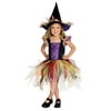 Childs Glitter Witch Costume Tutu Dress Hat