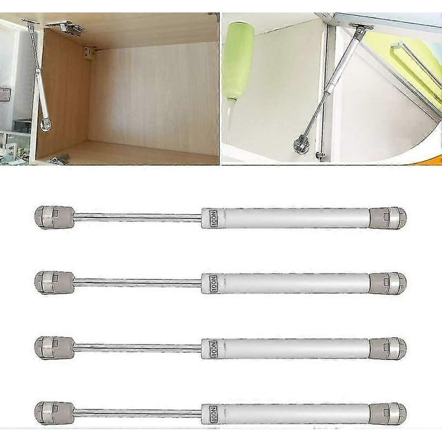 4 Pcs Gas Strut Lift Support Hydraulic Gas Cabinet Door Lift Gas Spring Strut Damper Hinge With 100n