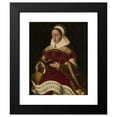 thumbnail image 2 of Ambrosius Benson 12x14 Black Modern Framed Museum Art Print Titled - Persian Sybil, 2 of 5