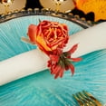 thumbnail image 5 of StSilkitty Valentine's Day Artificial Rose Napkin Ring Set,Romantic Wedding Table Decor,Reusable Alloy Design,for Anniversaries and Special Dinners, 5 of 6