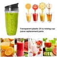 thumbnail image 2 of 2 Pack Replacement 24Oz Cup with Spout Lid for Nutri Ninja Auto IQ Series Blenders with BL450/BL454/BL456/BL480/BL481, 2 of 8