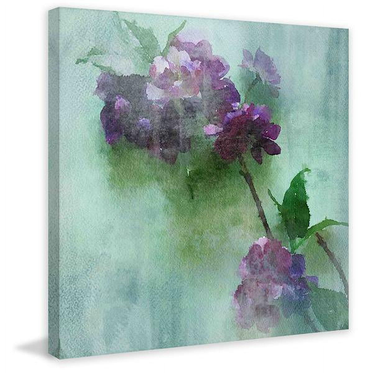 "Purple Sensation 3" Painting Print on Wrapped Canvas