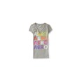 thumbnail image 1 of Aeropostale - Camiseta con adorno de diamantes de imitación opaco para mujer, gris, pequeña Aeropostale Camiseta adornada, 1 of 1