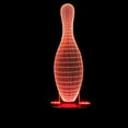thumbnail image 6 of Jiandong 3D night light 3D Bowling Night Light Table Lamp for Kids - 7 Colors(9.06X3.43X3.43Inch), 6 of 10