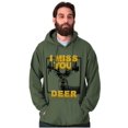 thumbnail image 5 of Hunting Season Miss You Deer Hunter Hoodie Sweatshirt Women Men Brisco Brands L, 5 of 6