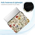 thumbnail image 2 of FORMRS 13-13.3 inch Laptop Sleeve Case Soft Carrying Quilted Computer Bag Cover, Beige Floral, 2 of 7