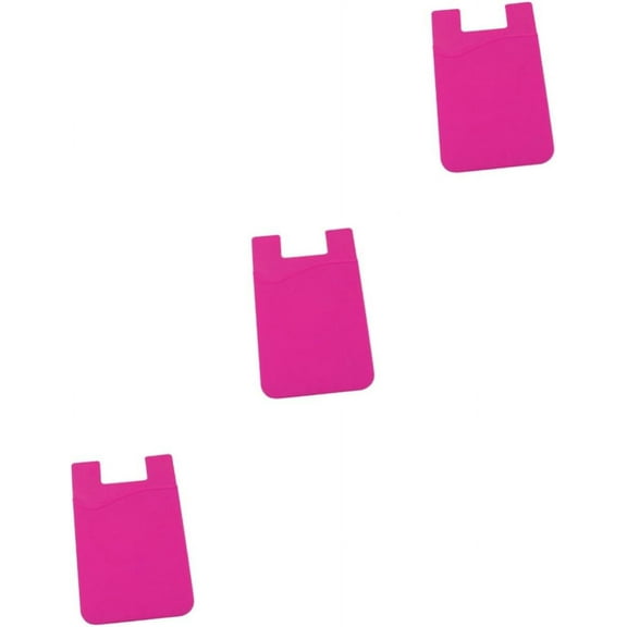 Smartphone 9 pcs Silicone Phone case Credit Card Wallet Cellphone Holder Credit Holder Clip Sticker Cell Phone