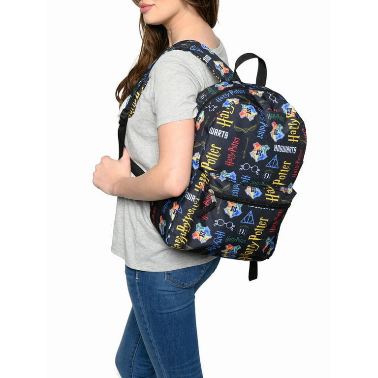 Harry Potter Backpack 16 Hogwarts Gryffindor Laptop Sleeve Kids Adults Durable