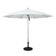 thumbnail image 2 of California Umbrella 11' Allure Series Patio Umbrella With Stainless Steel Pole Fiberglass Ribs  Pulley Lift With Sunbrella 2A Wheat Fabric, 2 of 7