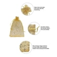 thumbnail image 3 of Bolsas de regalo Jexila, 100 unidades, organza dorada, 10 x 15 cm, 3 of 6