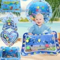 thumbnail image 3 of US Inflatable Tummy Time Premium Infant Water Mat Strengthen Baby Muscle Growth, 3 of 4