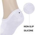 thumbnail image 4 of Jtbuh XLY Women's Cushion Sweat-absorbent Breathable Soft Athletic No Show Socks, 4 of 7