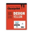 thumbnail image 2 of Design Vellum Paper, 16lb, 8.5 X 11, Translucent White, 50/pad | Bundle of 5 Pads, 2 of 2