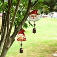 thumbnail image 6 of EUDIDV Xmas Decor Items Creative Iron Christmas Wind Chime Color Pendant Home Santa Balcony Garden Decoration Holiday Decorations, 6 of 6