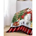 Vintage Snowman Christmas Sofa Couch Covers for Dogs, Washable