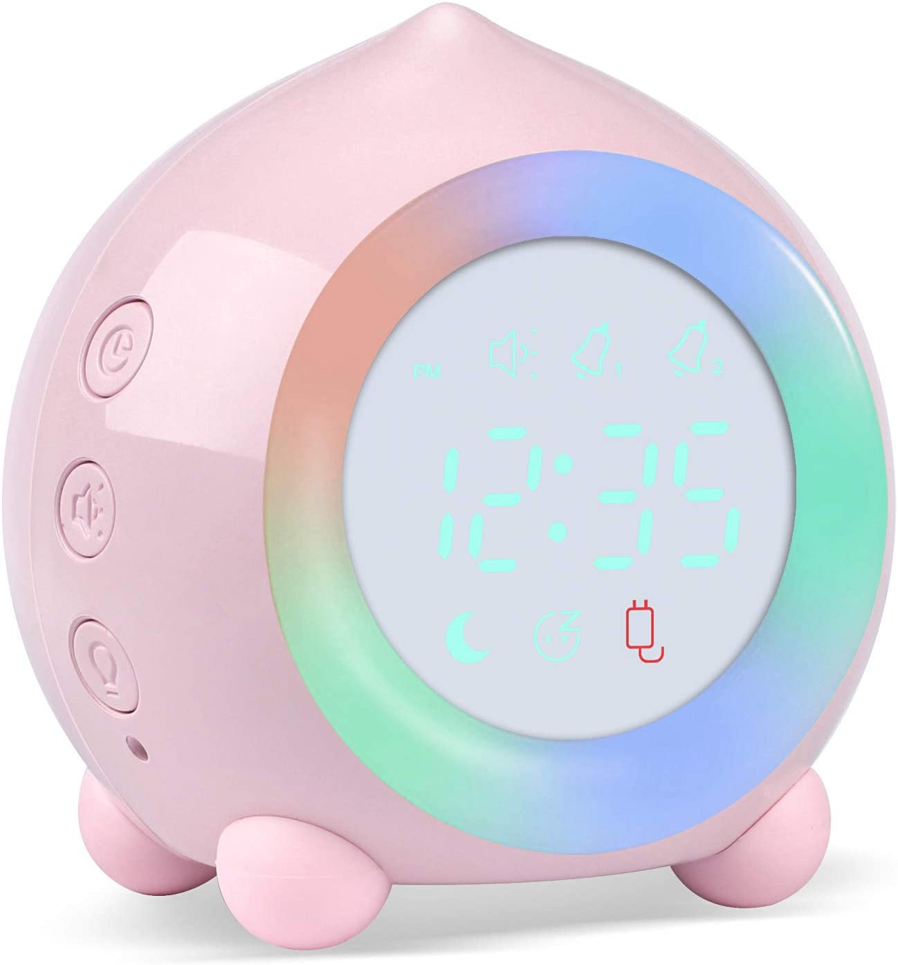 Alarm Clock Child Luminous LED Digital Lamp Alarm Clock Nightlight Girl Boys Day Night Child