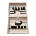 thumbnail image 1 of Fast Sling Puck Game, Desktop Board Games Toy, Table Battle 2 In 1 Wooden Hockey Game, Playing Chess Parents Child Interaction Toys, 1 of 6