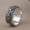 8, variant on 925 Sterling Silver Tibetan Mantra Om Lotus Spinning Band Ring Men A3674-11.5