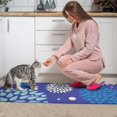 thumbnail image 3 of Colorful Floral Dots Pattern Kitchen Rugs Sets Of 2,Anti Fatigue Kitchen Mat Rugs Non Slip Washable,Decorative Kitchen Floor Mats for Kitchen,Sink,Laundry,17"x30"+17"x47", 3 of 7