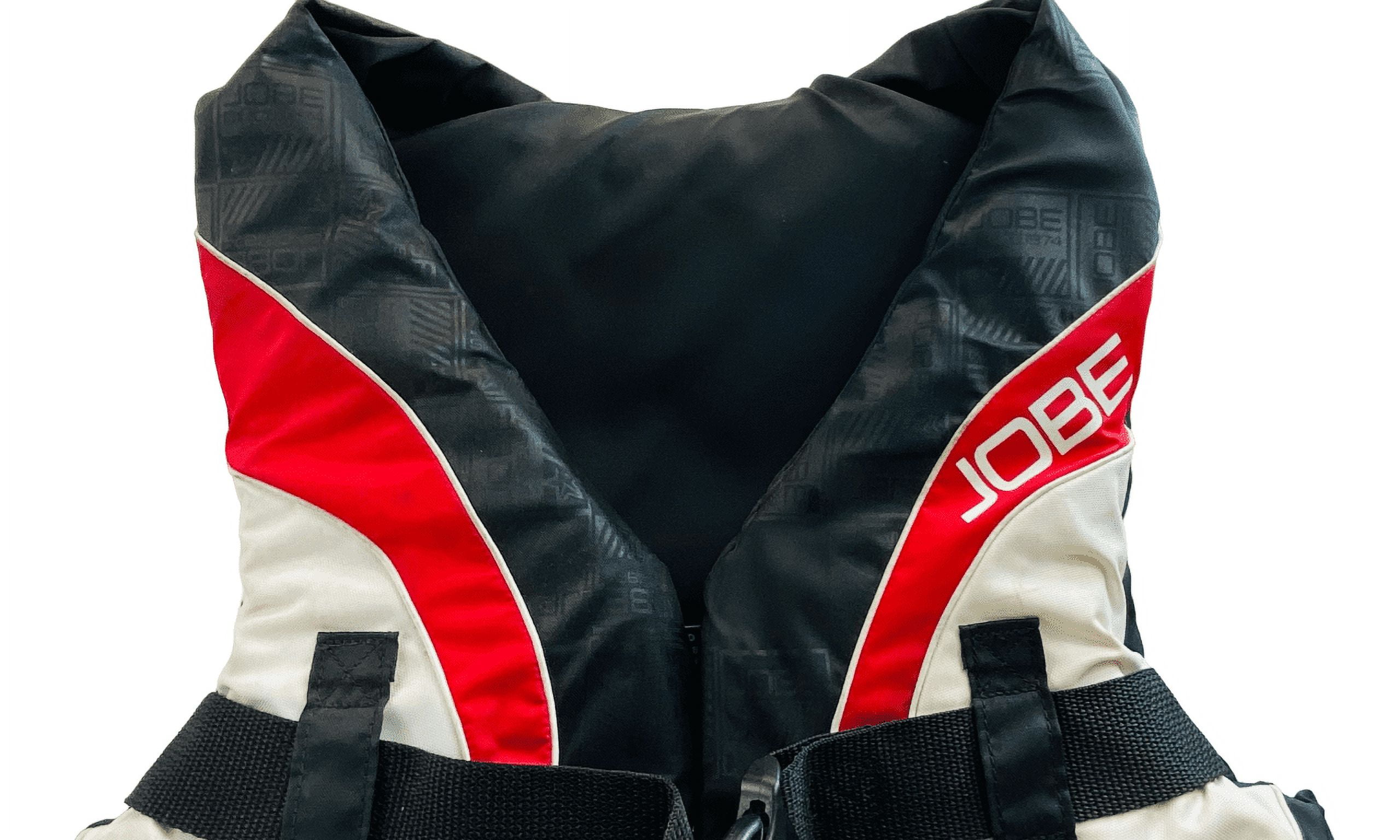 Jobe Progress 4 Buckle Vest Unisex Red/Black - SMALL