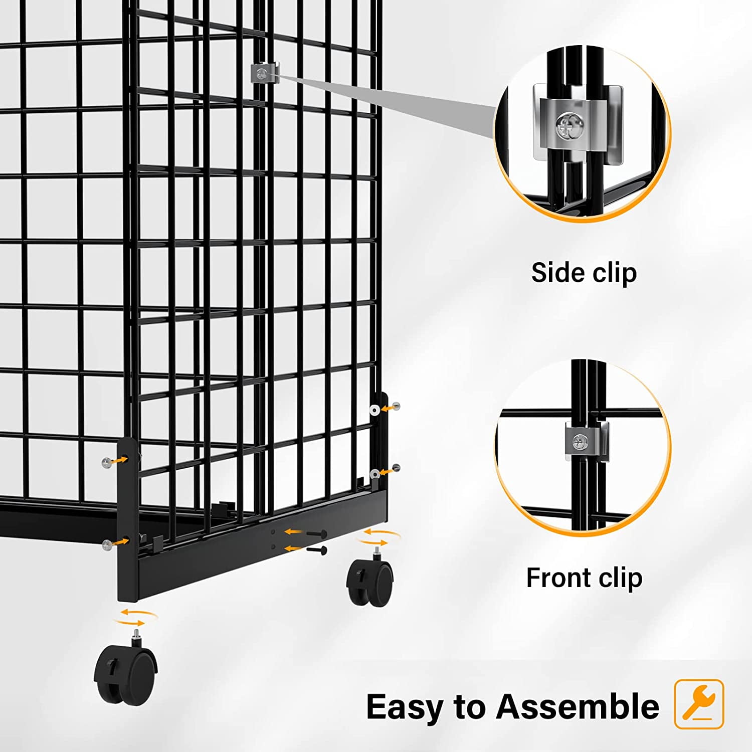 NectaCol Grid Gondola Unit, 4pcs 2'x 5' Gridwall Panels Tower with  Floorstanding, Black Wire Grid Wall Panels with Wheels Legs, Craft Fair  Display Rack, Art Display Stand - Yahoo Shopping