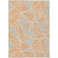 thumbnail image 2 of Addison Rugs Chantille Indoor/Outdoor Transitional Geometric Orange Washable Rectangle Rug, 5' x 7'6", 2 of 6