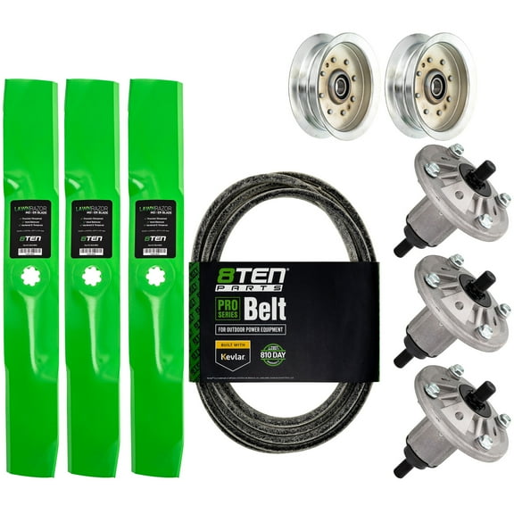 8TEN Blade Spindle Belt Idler Kit for John Deere 54 inch D170 MK1005278