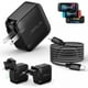 thumbnail image 1 of Cargador JSAUX USB C de 65 W para Nintendo Switch 2 con enchufes de la UE y el Reino Unido, 1 of 7