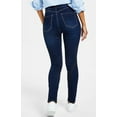 thumbnail image 3 of Dollhouse NUBA Women's Curvy Double Button High Rise Skinny Jeans, US 1/2, 3 of 4
