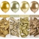 thumbnail image 2 of YanonmyfdGold Balloons 50pcs 12 Inch Gold Latex Helium Balloons for Birthday Wedding Anniversary Baby Shower Graduation Bachelorette Retirement Engagement Tea Casino Disco Party Decorations Gold-G101, 2 of 12