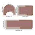 thumbnail image 3 of Pink Bathroom Rug Set Pink 3-Piece Bathroom Rugs Set, Diatomaceous Earth Toilet Lid Mat Non-Slip Back, Quick Dry Absorbent, Washable Shower Mat, Bath Mat and Contour Rug for Bathroom Floor, 3 of 9