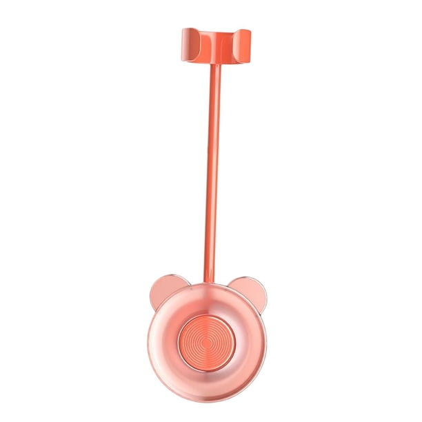 Seitruly Soporte ajustable para secador de pelo Estante sin perforaciones para baño con manos libres Cuidado del cabello Naranja