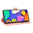 thumbnail image 5 of Case for Samsung Galaxy M62 Cover Adjustable Detachable Card Holder Magnetic closure Leather Wallet Case - Pink, 5 of 5