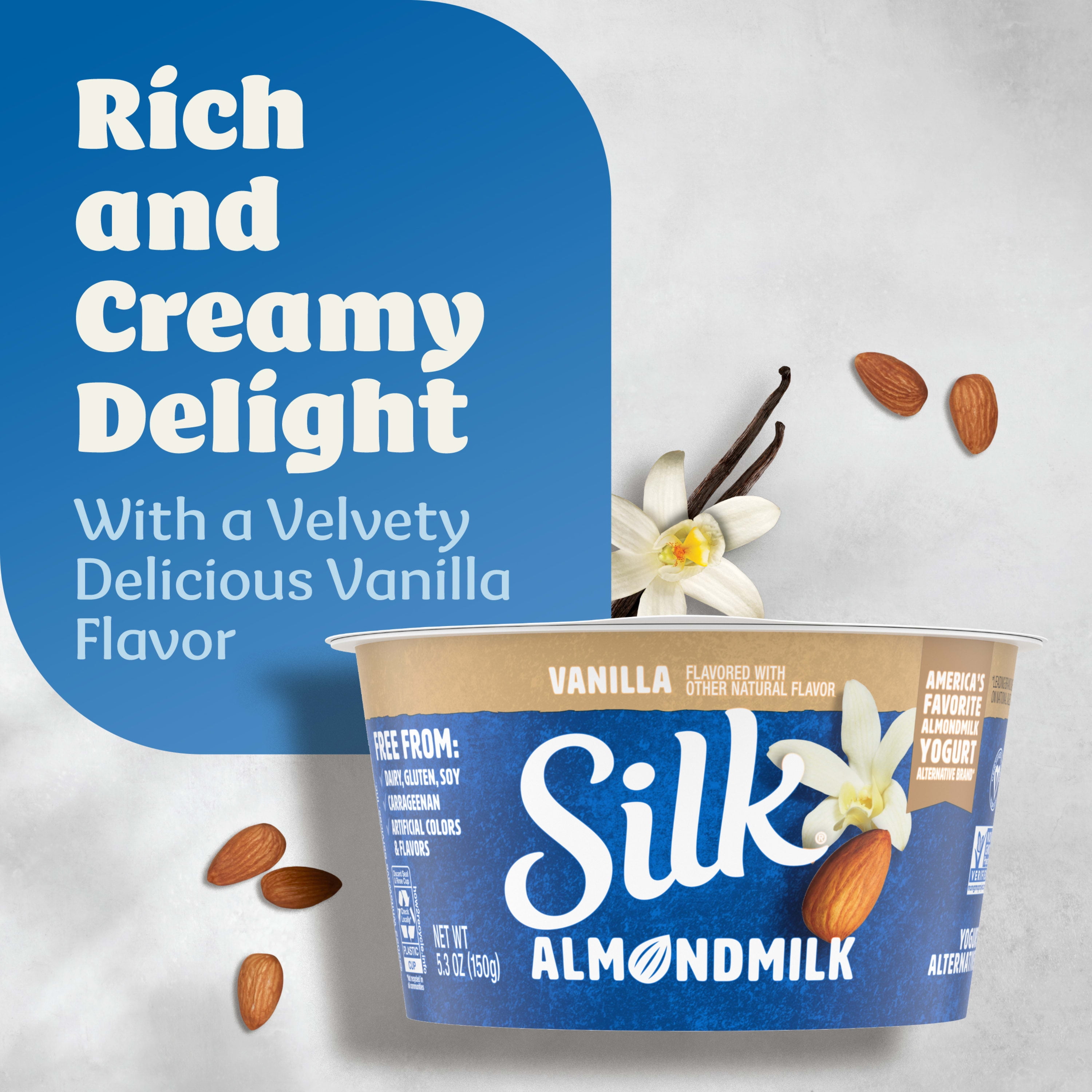 Activia Vanilla Cinnamon Almondmilk Yogurt Alternative, 5.3 Oz., Yogurt