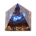 thumbnail image 1 of Pierre de Constellation Pyramide pour Énergie Positive Réduire le Stress Chakra Résine Méditation Puissance Pierre Pyramide, 1 of 7