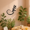thumbnail image 6 of Metal Lizard Wall Decor - Modern Geometric Gecko Wall Art, Handmade Reptile Sculpture For Home & Office - Bedroom, Living Room - Indoor & Outdoor Metal Wall Hanging - Halloween & Housewarming Gift, 6 of 15